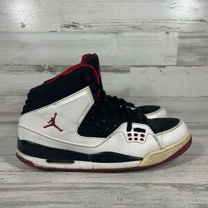 Nike Air Jordan SC1‎ 538698-102 High Top White Red Mens Size 14